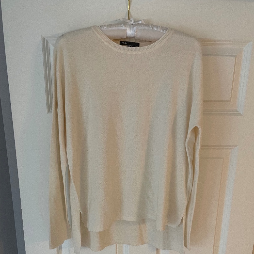 Vince Cashmere Sweater, Size XS, Cream